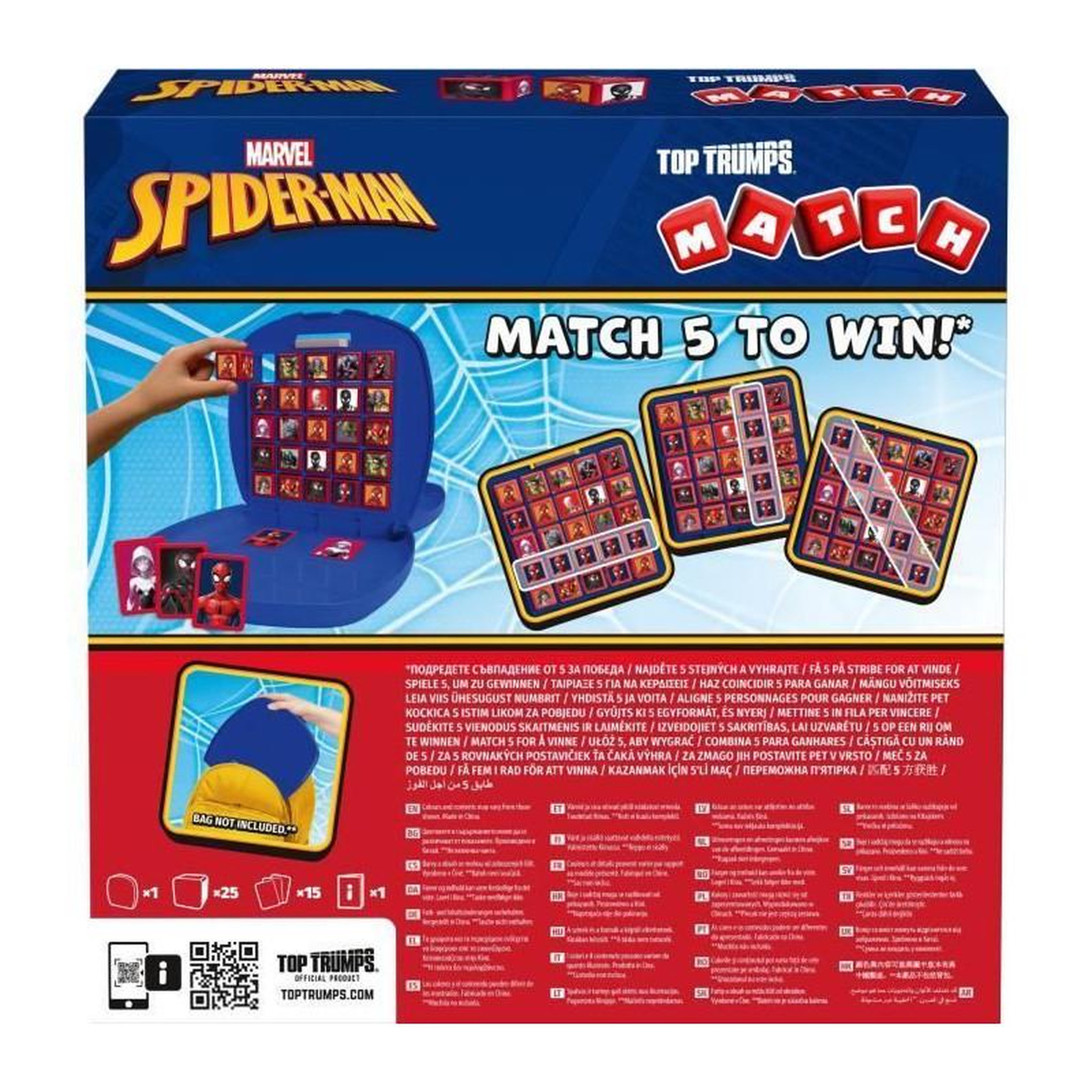 Voir la diapositive 5 : Winning Moves Match - Jeu de société - WINNING MOVES GAMES - Spider-Man 2025