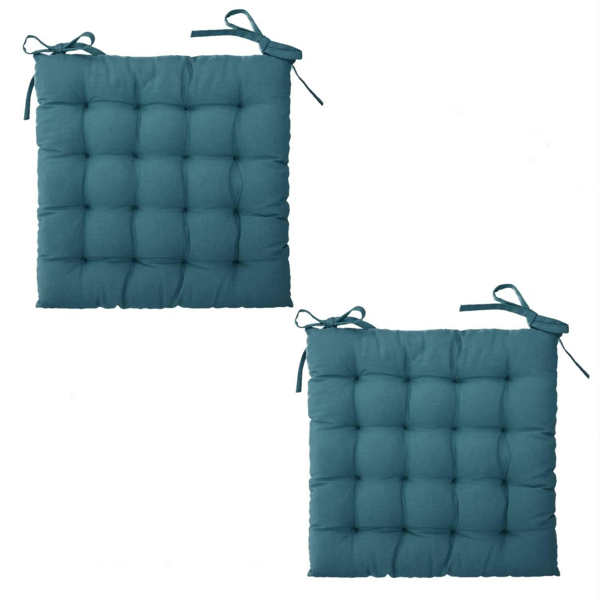 Voir la diapositive 5 : TOILINUX Lot de 2 galettes de chaise otto