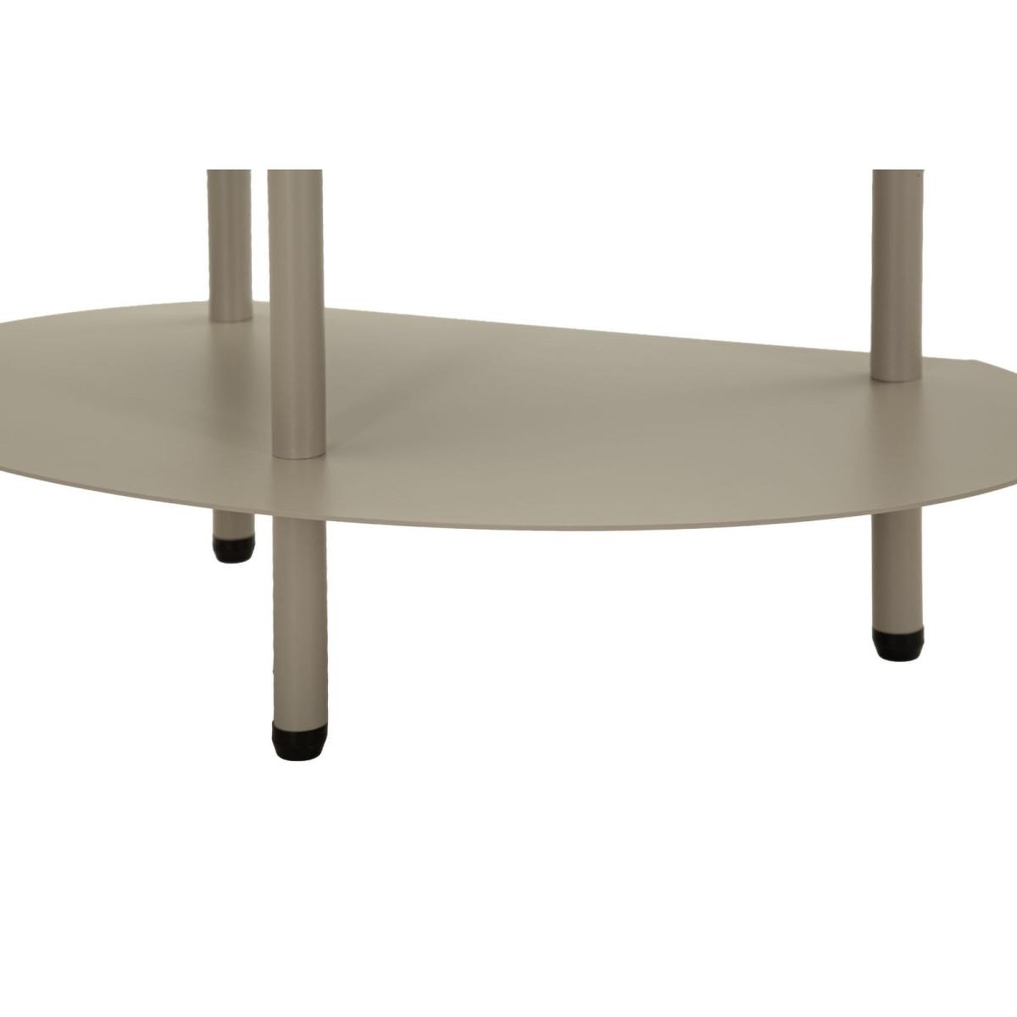 Voir la diapositive 6 : Paris Prix Table de chevet 3 niveaux  saturno  49cm taupe