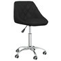 Voir la diapositive 2 : VIDAXL Chaises pivotantes a manger lot de 6 noir similicuir