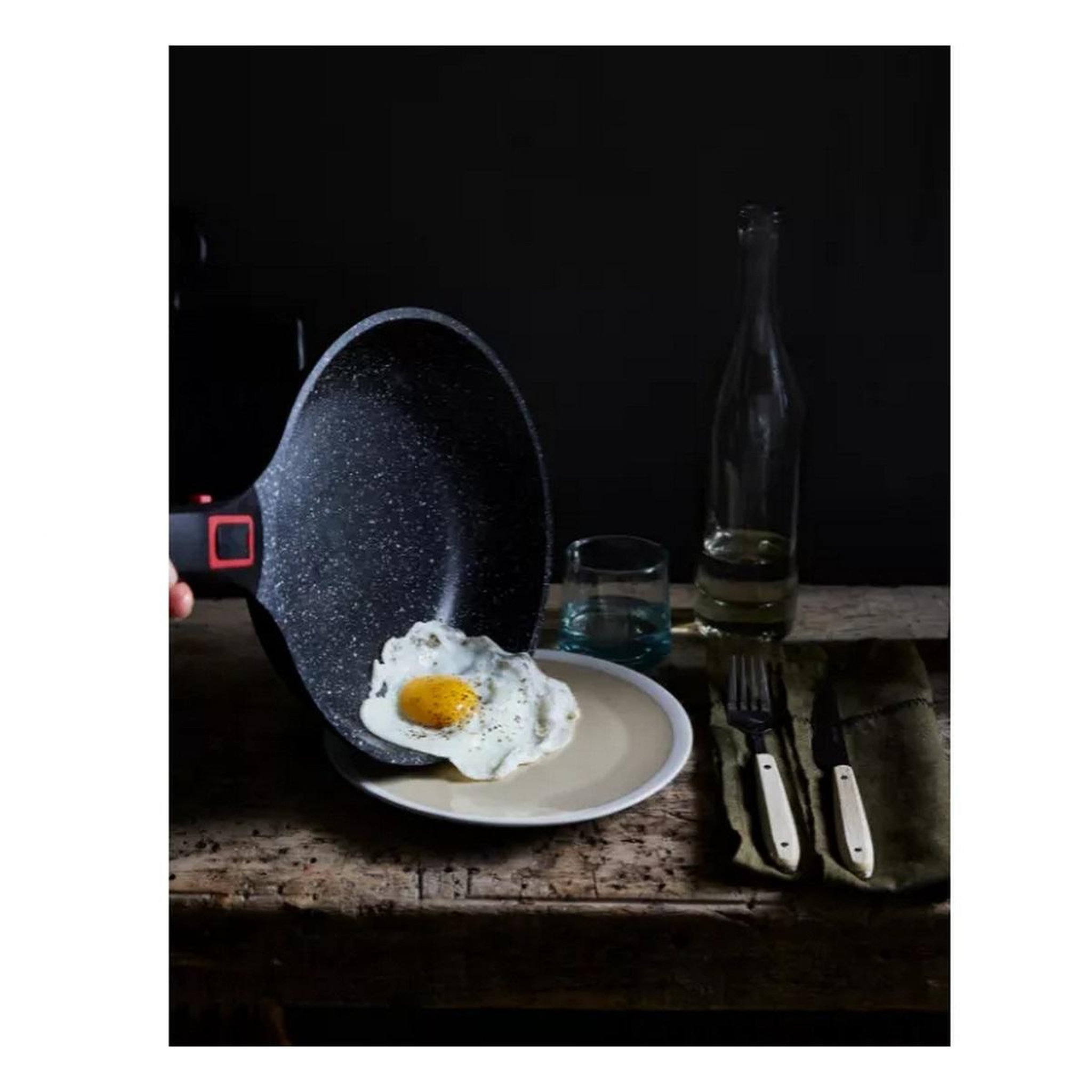 Voir la diapositive 2 : BAUMALU Poêle fonte 28 cm - 386603