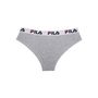 Voir la diapositive 5 : FILA Culotte coton femme Fila 6043 Gris