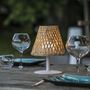 Voir la diapositive 6 : Lumisky Lampe de table sans fil LED IBIZA Beige Bambou H26CM