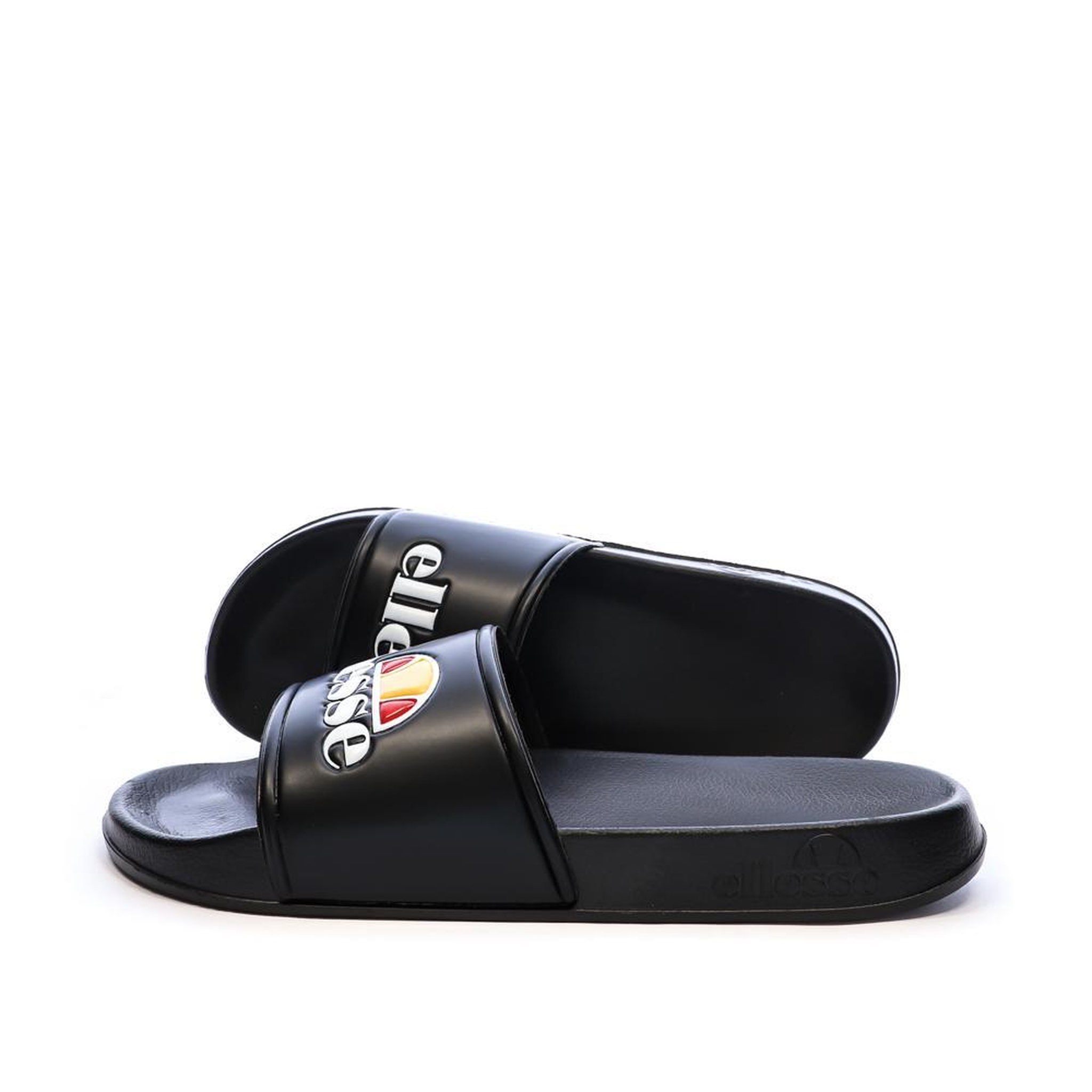 Voir la diapositive 1 : ELLESSE Claquettes Noires Homme Ellesse Duke