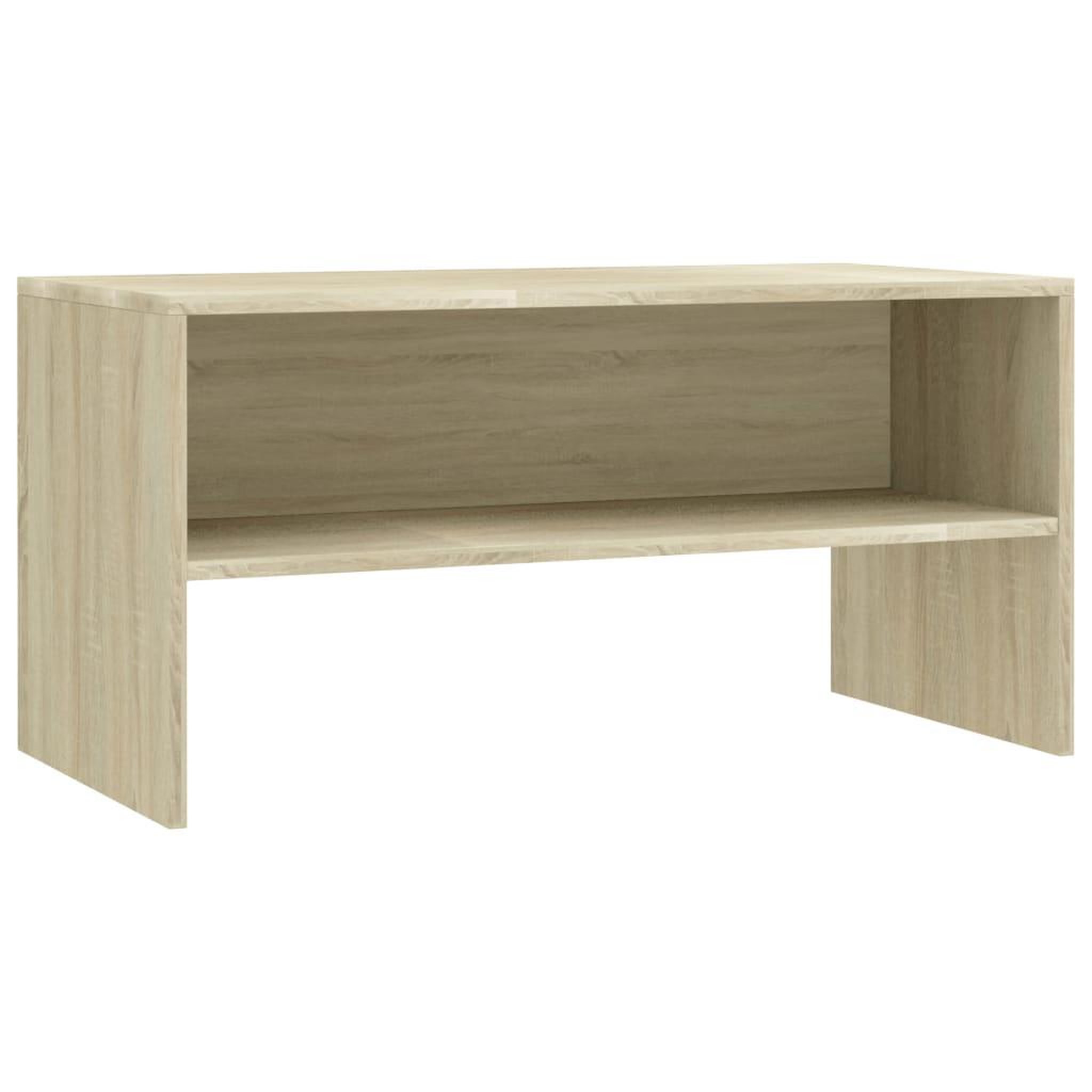 Voir la diapositive 2 : VIDAXL Meuble TV Chene sonoma 80x40x40 cm Bois d'ingenierie