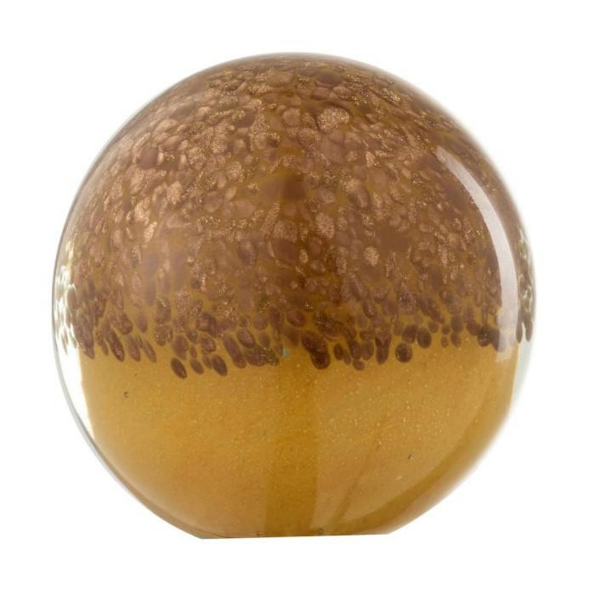 Paris Prix Presse-Papier en Verre  Couches  10cm Marron