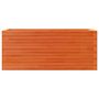 Voir la diapositive 5 : VIDAXL Jardiniere cire marron 110x40x46 cm bois de pin massif