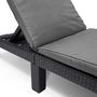 Voir la diapositive 5 : Keter Keter Chaise longue avec coussin Daytona Graphite