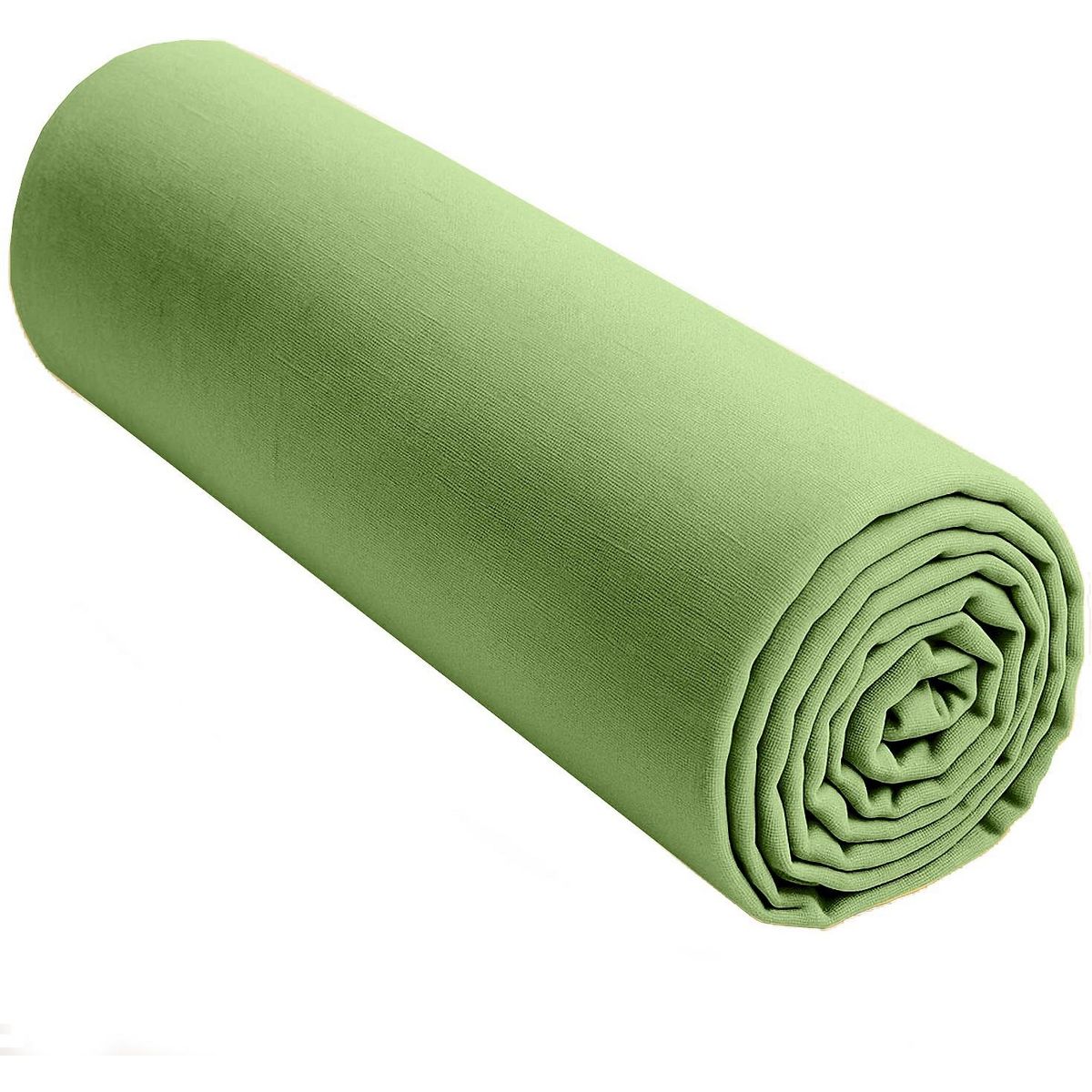 BATON ROUGE Drap housse 100% lin lavé 160g kiwi