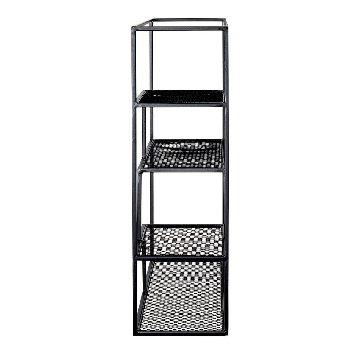 Paris Prix Étagère Murale 3 Niveaux  Inaya  60cm Noir