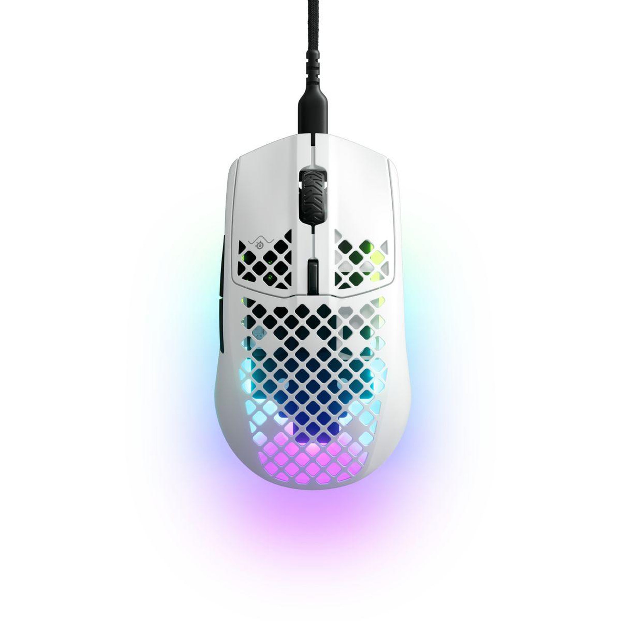 Voir la diapositive 2 : STEEL SERIES Souris gamer filaire aerox 3 white