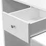 Voir la diapositive 4 : VIDAXL Coiffeuse Bois d'ingenierie 75x40x141 cm Blanc