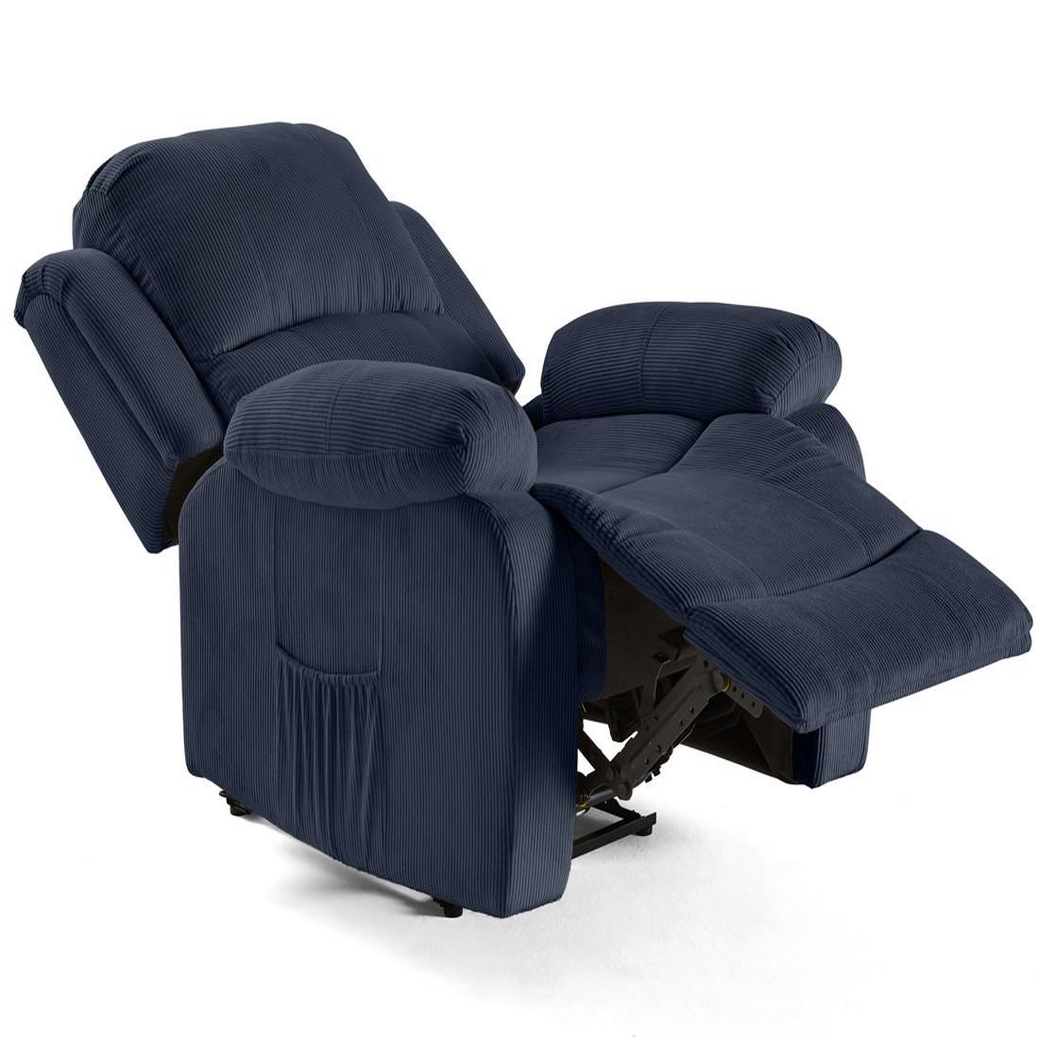 Voir la diapositive 3 : BEST MOBILIER Armand - fauteuil relax électrique en velours côtelé
