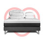 Voir la diapositive 6 : VITALIT Pack prêt à dormir VITAL FORM 180 x 200 cm sommier Kit gris