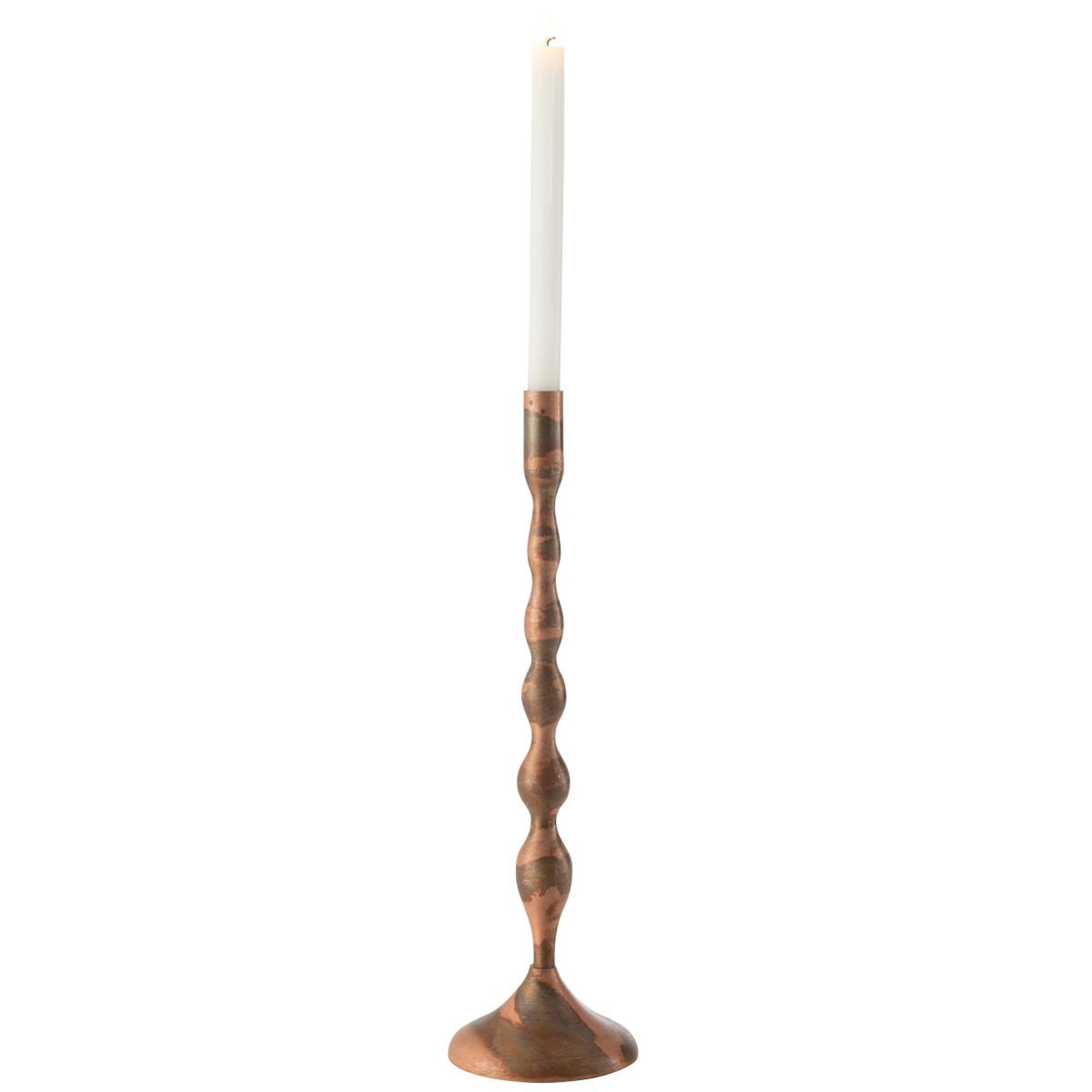 Voir la diapositive 2 : J-LINE Chandelier Déco en Métal  Sha  41cm Cuivre
