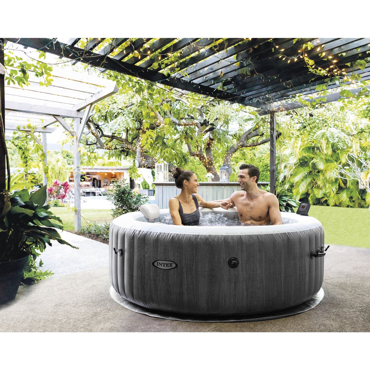 Intex Spa gonflable rond - 2/4 places - Diam 196 x 71 cm BALTIK