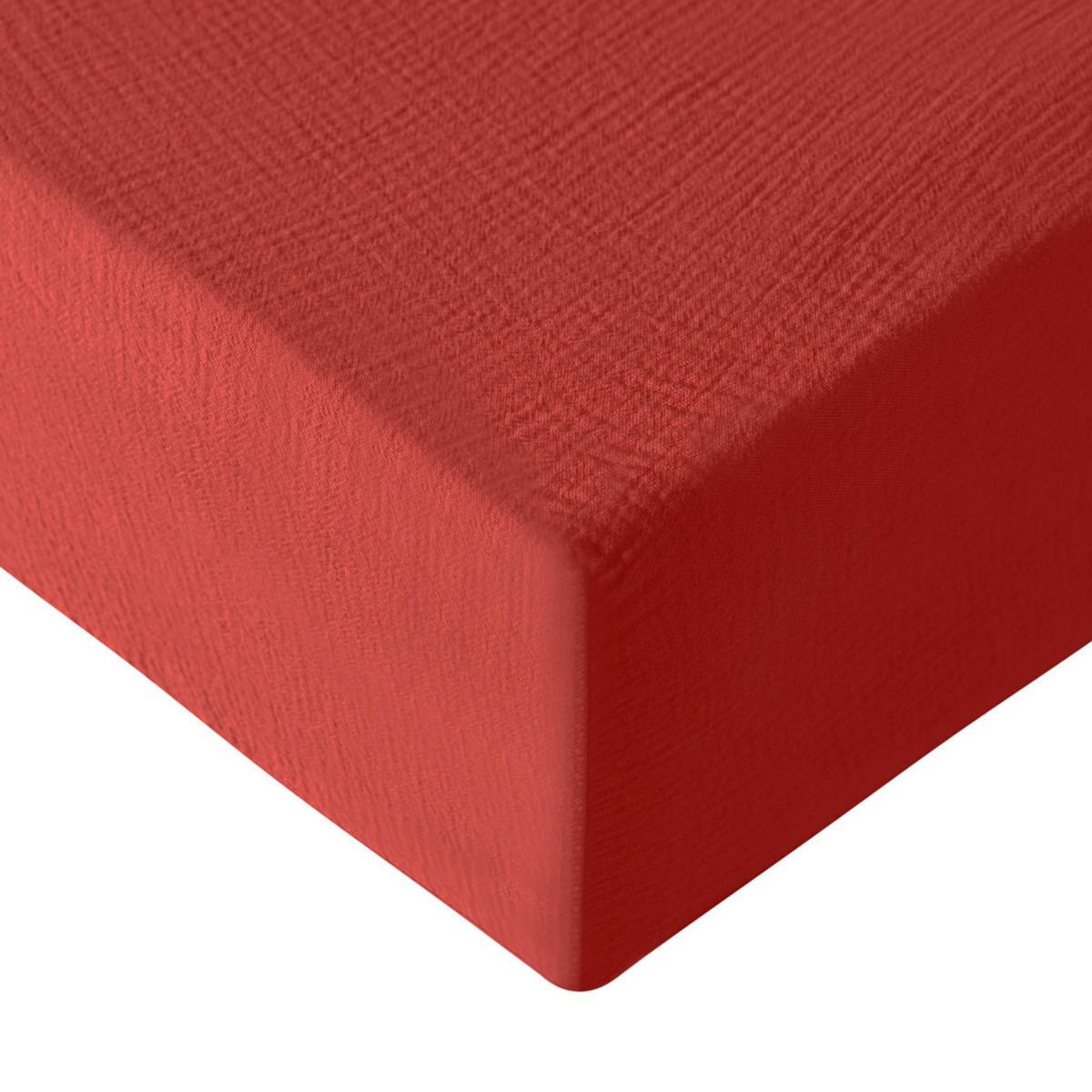 Sensei Maison Drap housse en gaze de coton bonnet 30 cm LOFT