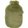 Fashy Bouillotte à eau déhoussable avec housse polaire - 2 L - Vert