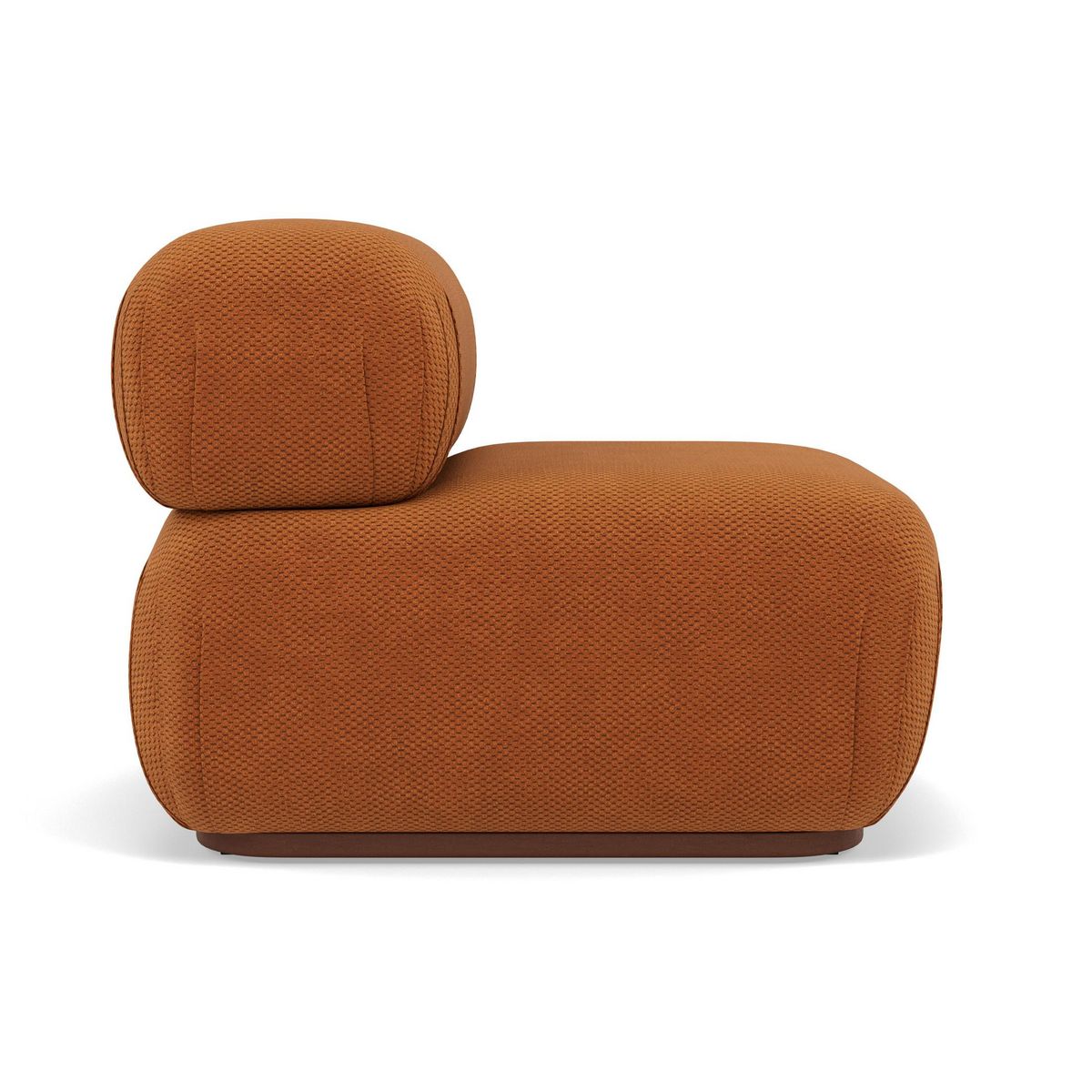 LISA DESIGN Penelope - module d'assise en velours texturé