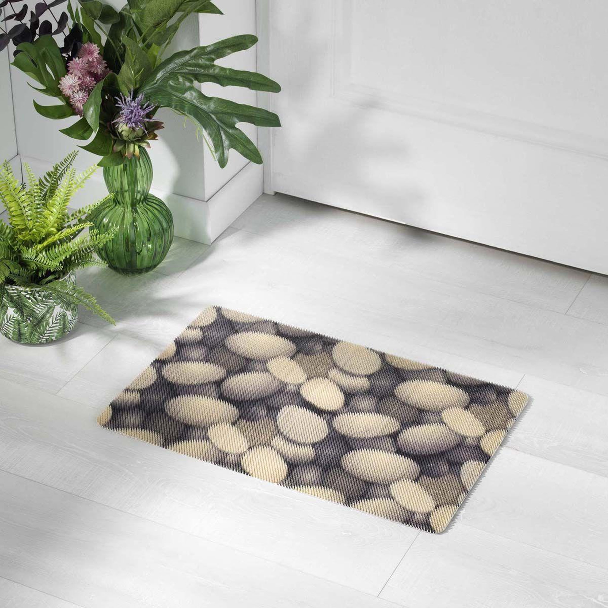 Voir la diapositive 3 : Douceur d'Intérieur Tapis d'Entrée Grattoir  Rivera  40x60cm Naturel