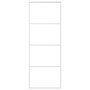 Voir la diapositive 2 : VIDAXL Porte coulissante Verre ESG depoli et aluminium 76x205 cm Blanc