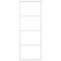 Voir la diapositive 2 : VIDAXL Porte coulissante Verre ESG depoli et aluminium 76x205 cm Blanc