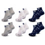 Voir la diapositive 4 : QUIKSILVER Quiksilver Pack de Chaussettes Enfant QUARTER – Lot 6 Paires Sport