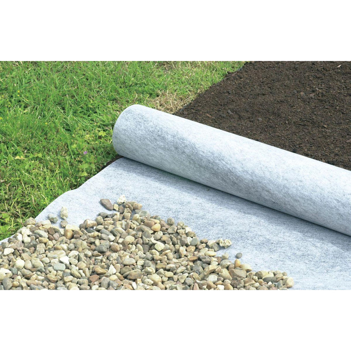 Nortene Feutre  Geotex 100  pour allées et terrasses - 1 x 25 m - Polyester 100g/m2