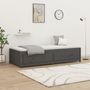 Voir la diapositive 1 : VIDAXL Lit de jour sans matelas gris 90x190 cm bois de pin massif