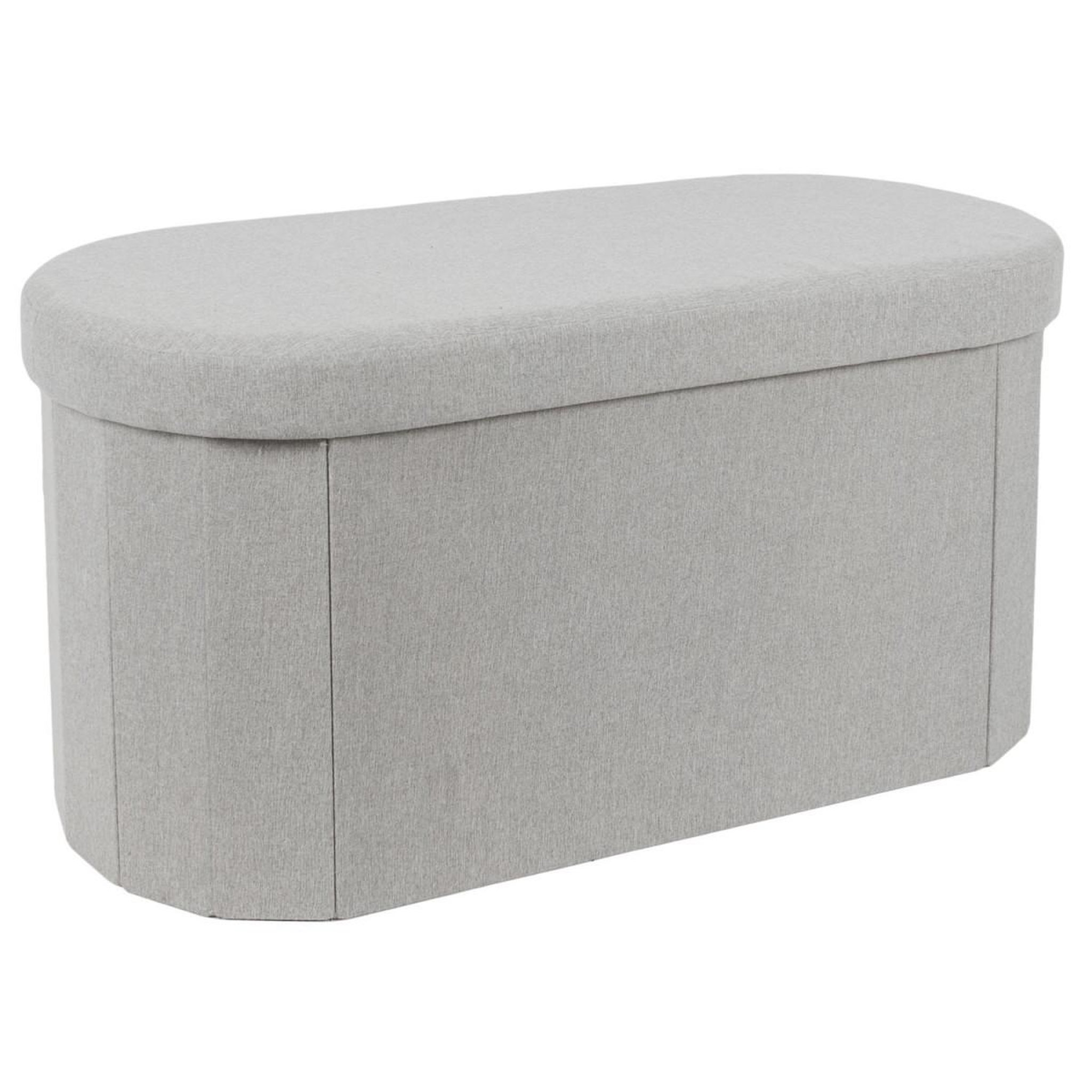 Voir la diapositive 2 : The Home Deco Factory Banc coffre pliable  pills  76cm gris