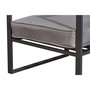 Voir la diapositive 4 : CONCEPT USINE Salon de jardin en aluminium Gris MEMPHIS