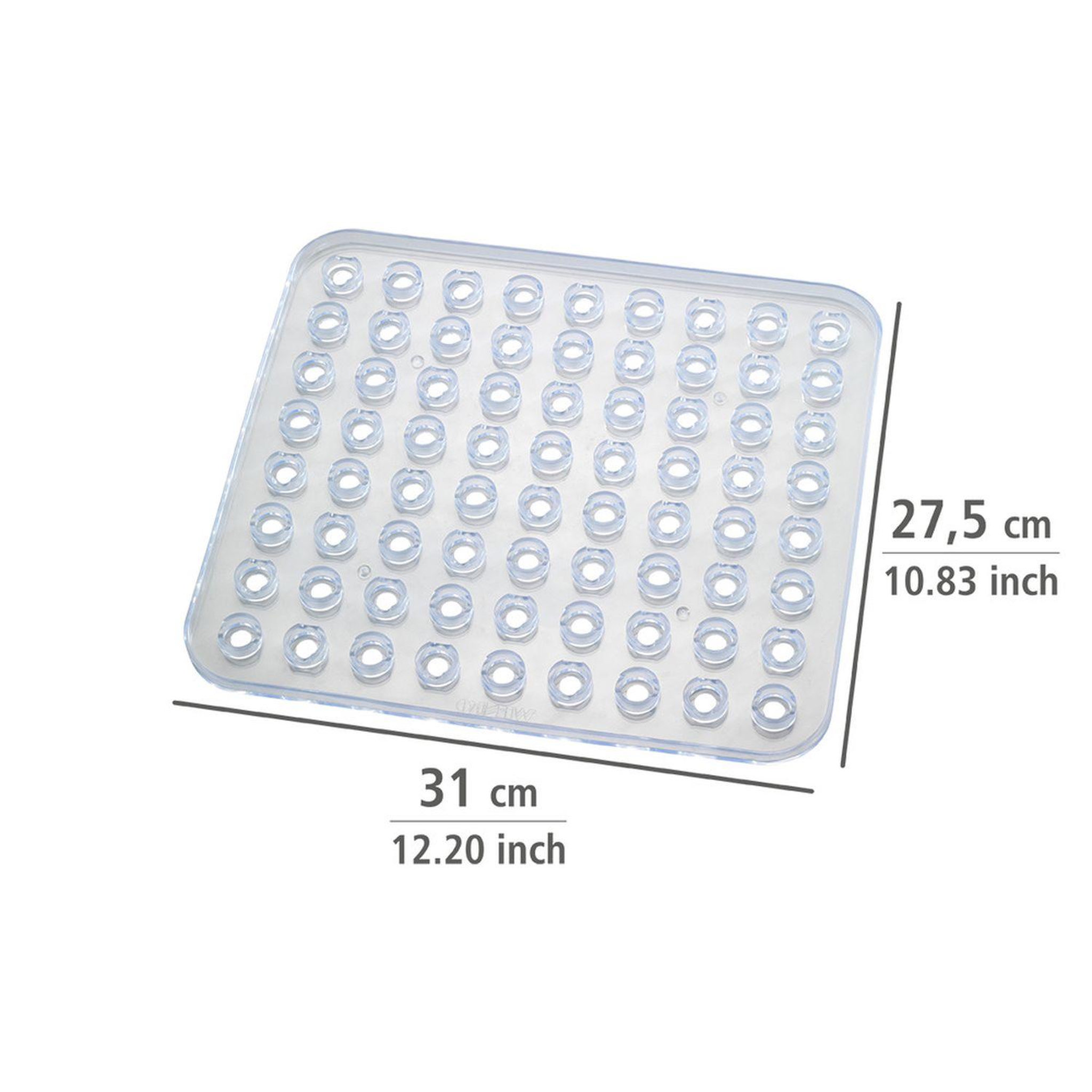 Wenko Fond d'évier extra épais - L. 27.5 x H. 1 x l. 31 cm - Transparent