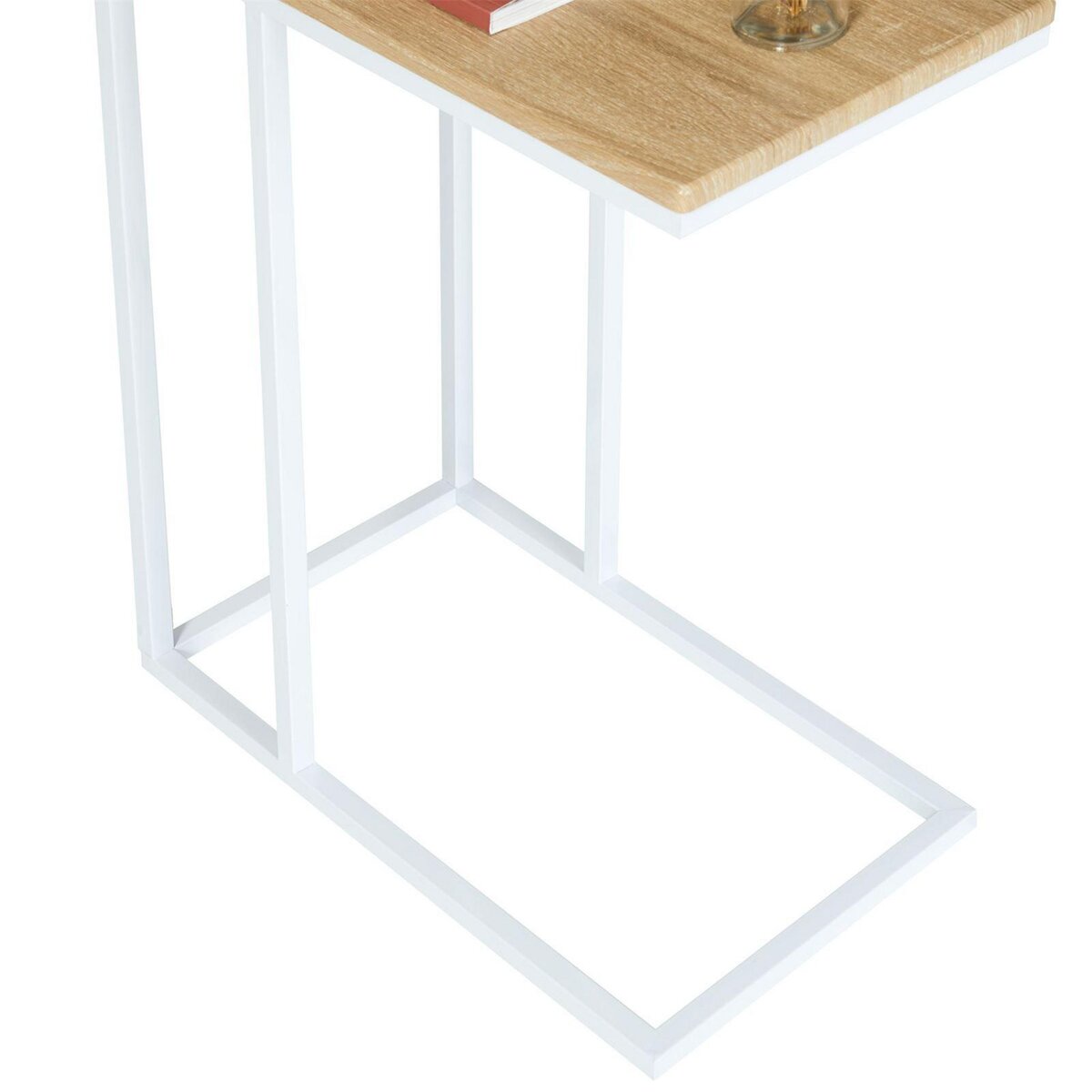 IDIMEX Table d'appoint rectangulaire DEBORA