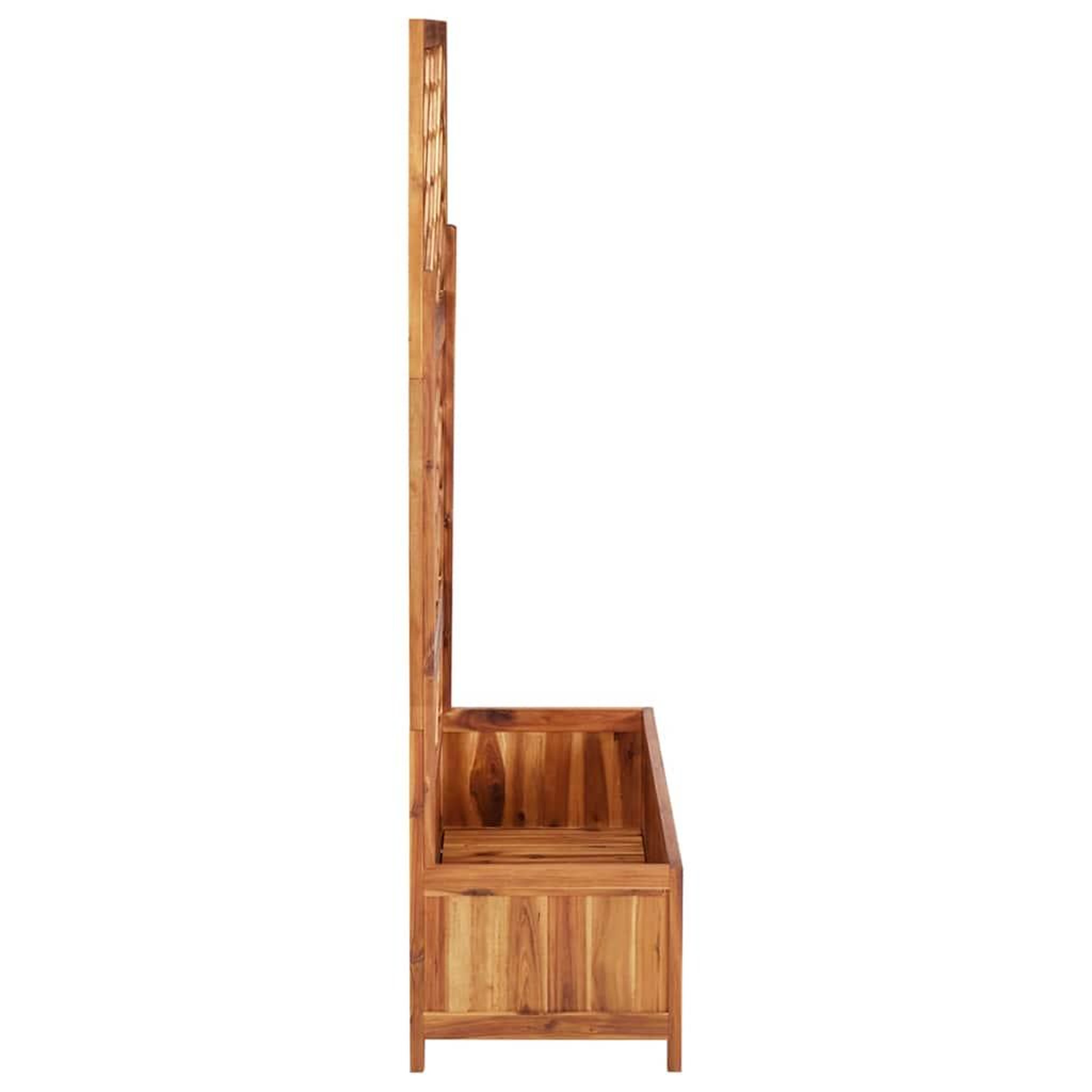 Voir la diapositive 5 : VIDAXL Lit sureleve avec treillis 85x38x150 cm bois massif d'acacia