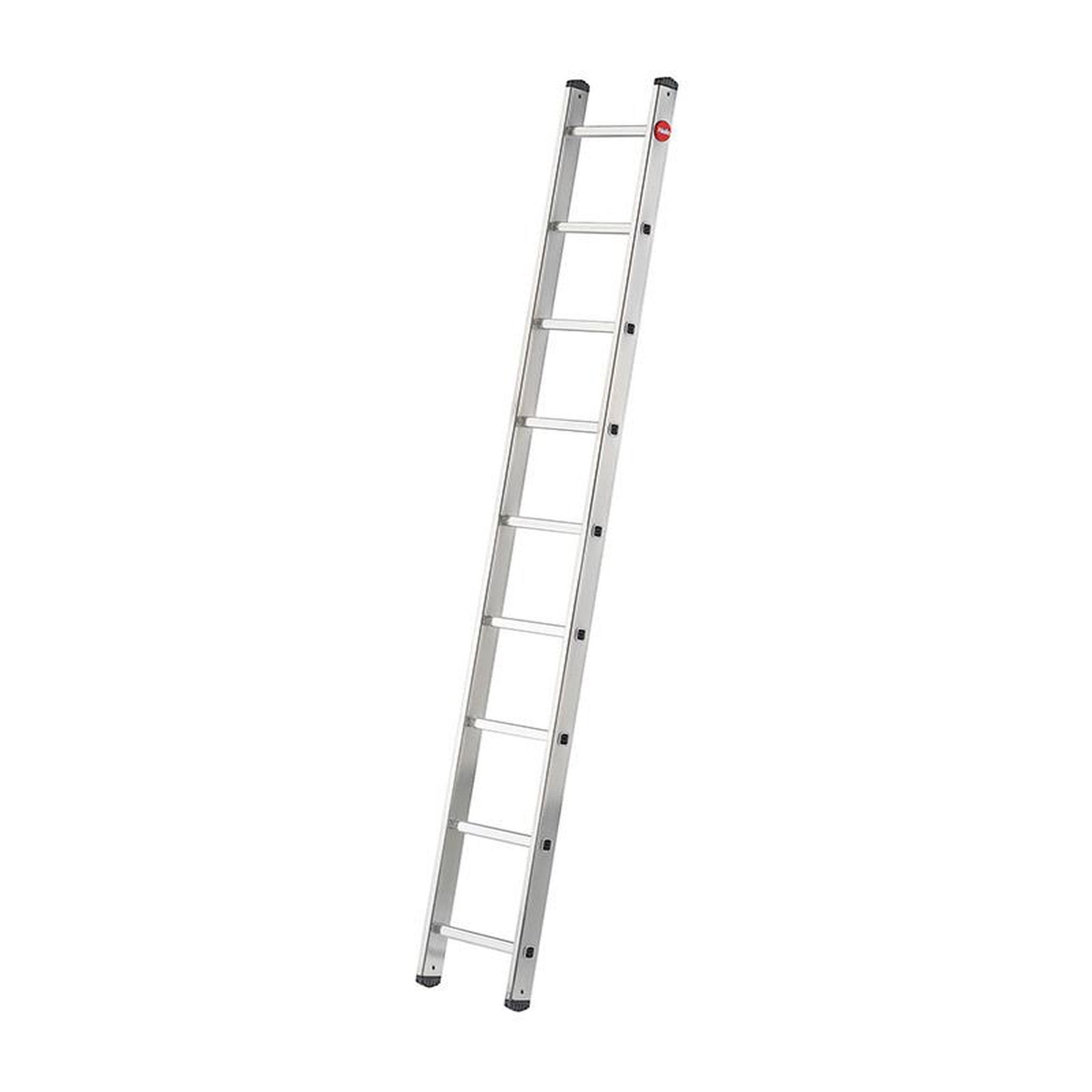 HAILO Echelle simple 9 échelons 2,6m/3,5m en alu professionnelle Hailo ProfiStep Uno