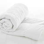 Home collection Couette blanche 240x220cm percale 91fils 500gr fabrication France