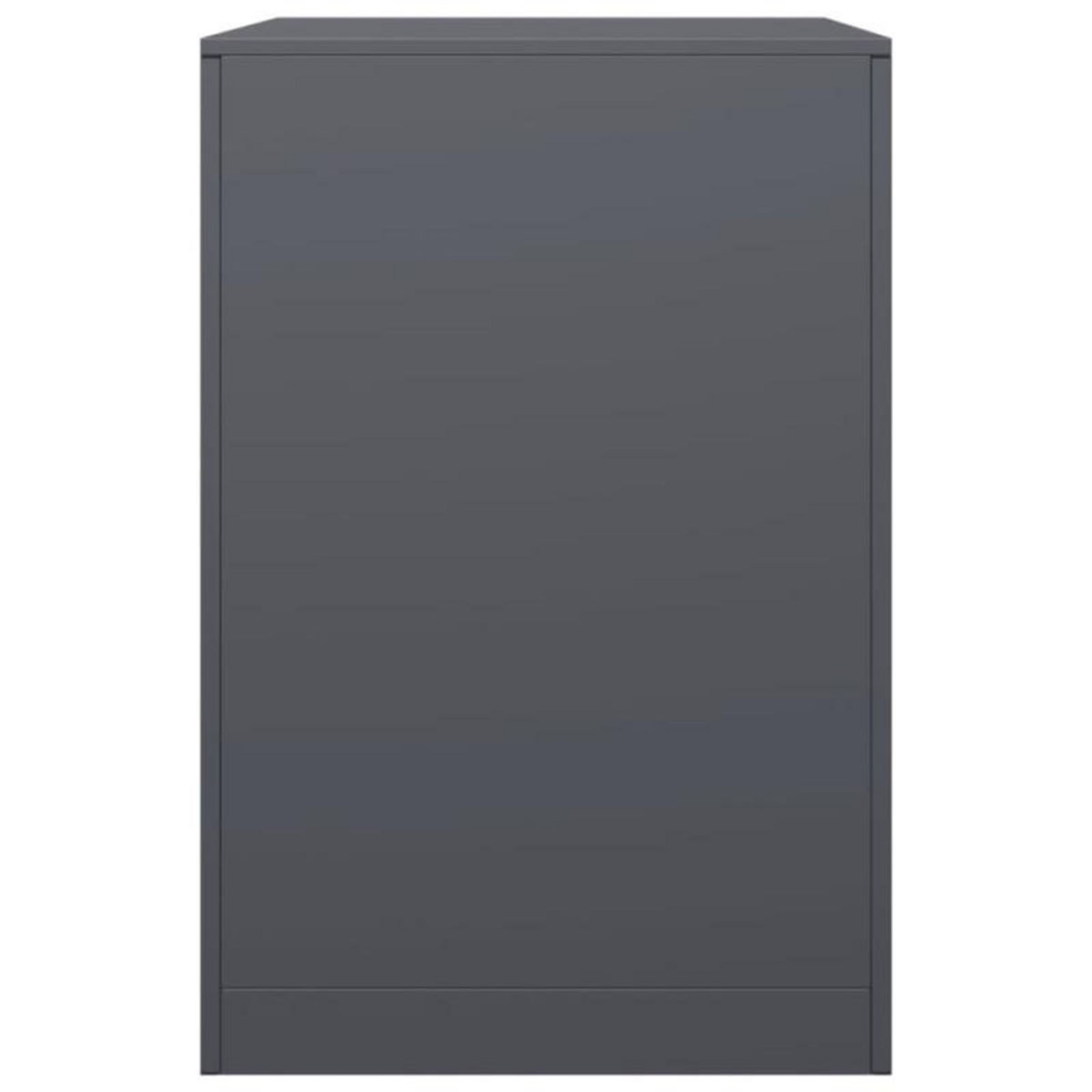 VIDAXL Portant de bois de chauffage anthracite 60x40x60 cm acier