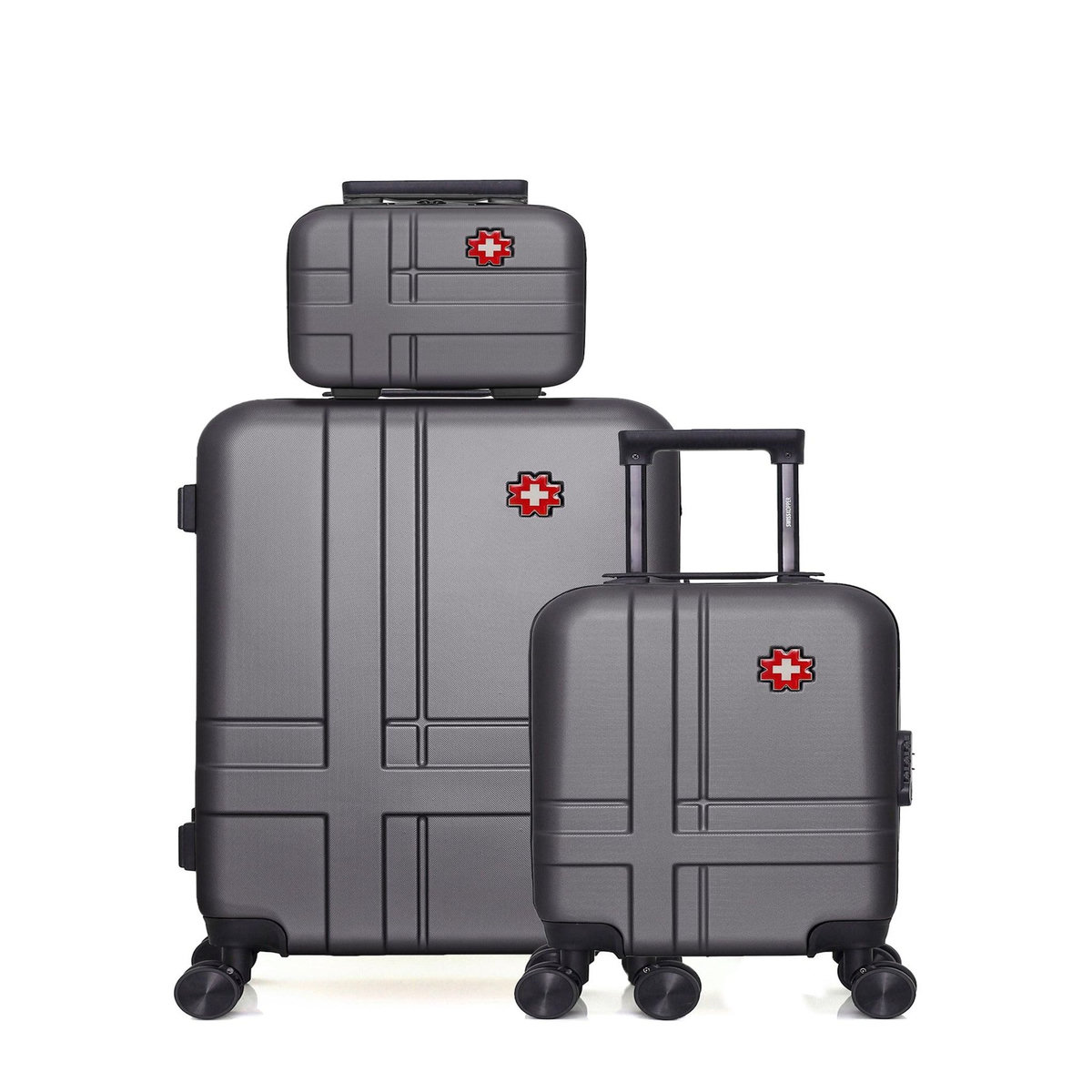 SWISS KOPPER SWISS KOPPER  -  Lot de 3  -  Valise weekend , valise cabine XXS et vanity USTER