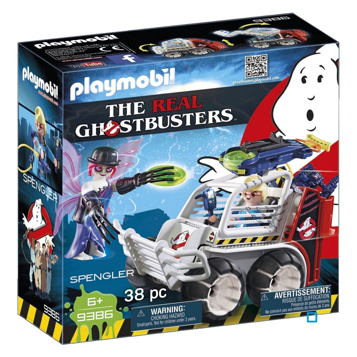 PLAYMOBIL 9386 Ghostbusters - Spengler et voiturette