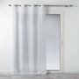 Voir la diapositive 1 : Paris Prix Rideau Voilage à Œillets  Mitsy  140x240cm Blanc
