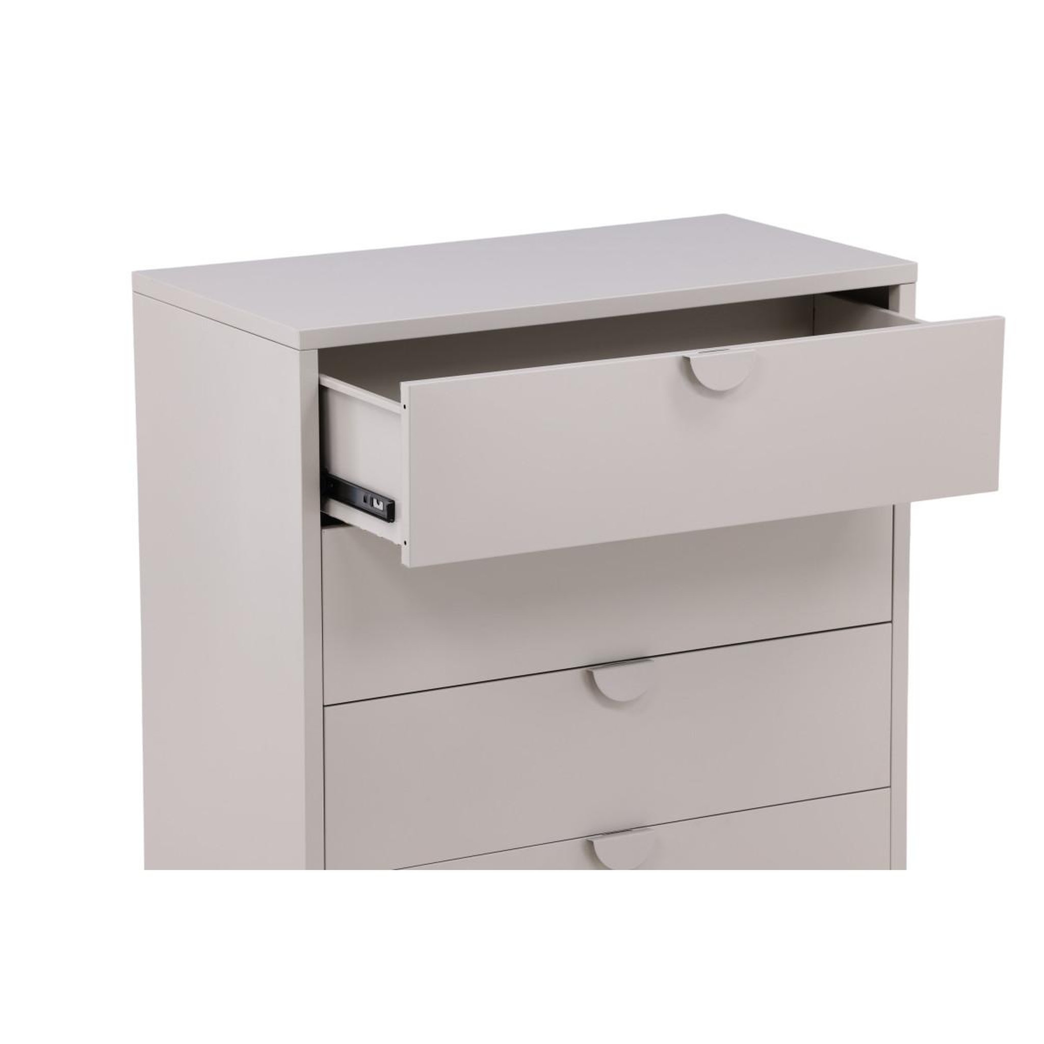 Voir la diapositive 5 : Paris Prix Commode 4 tiroirs  piring  98cm beige