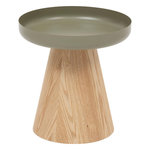 ATMOSPHERA Table d'Appoint Design  Hercyna  41cm Vert de Gris