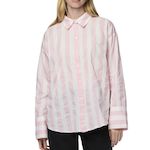 Pieces Chemise  à Rayures Femme Pieces  iva. Coloris disponibles : Rose