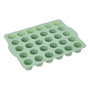 Voir la diapositive 1 : FIVE Moule 30 Cannelés Silicone  Silipro  28cm Vert