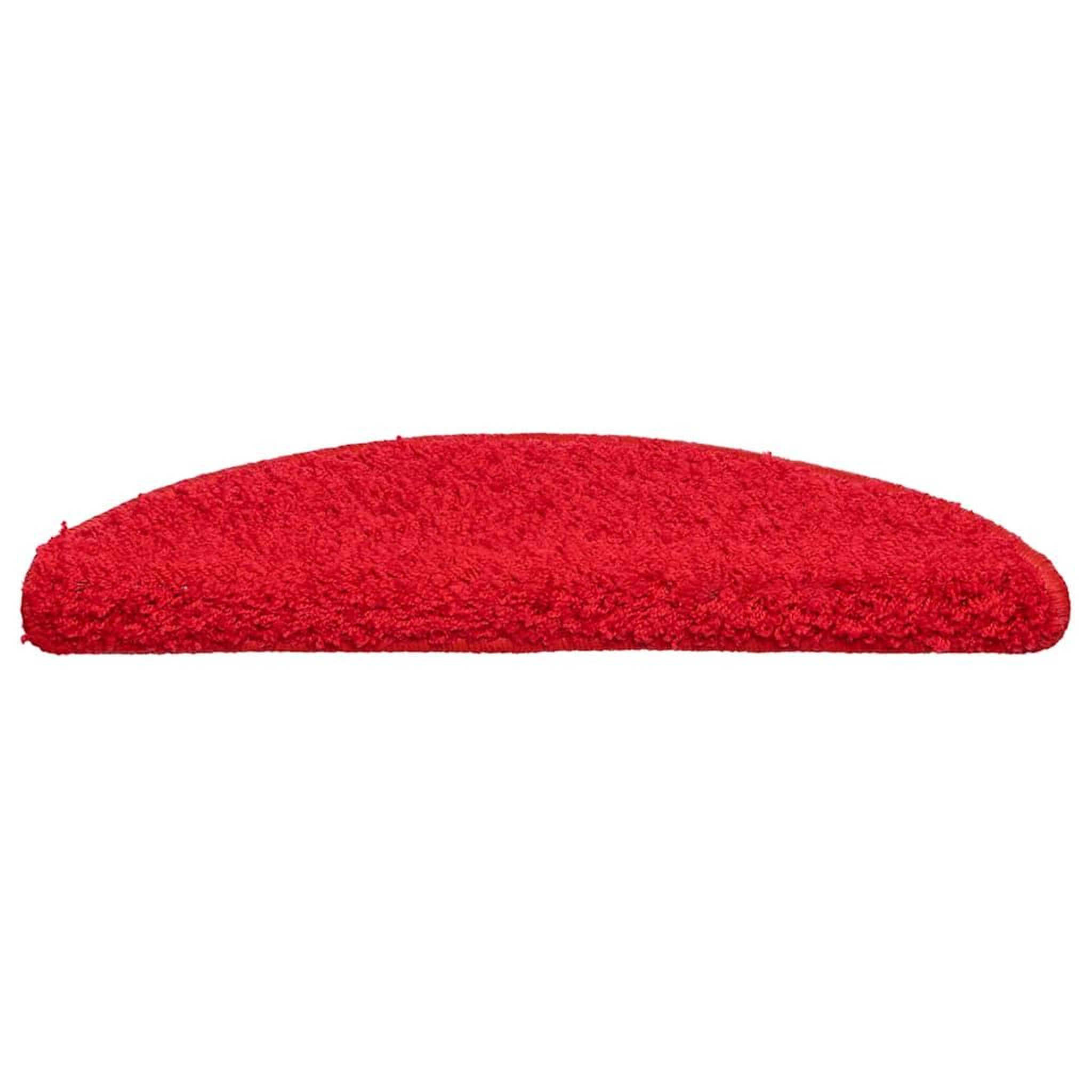 Voir la diapositive 3 : VIDAXL Tapis d'escalier 30 pcs rouge 56x17x3 cm