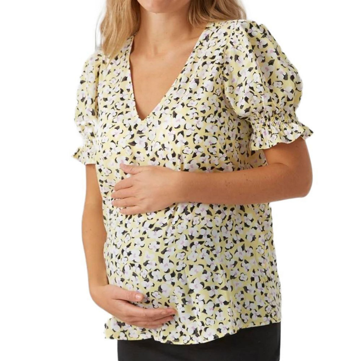 VERO MODA MATERNITY Blouse /Blanc Femme Vero Moda Marternity Molea
