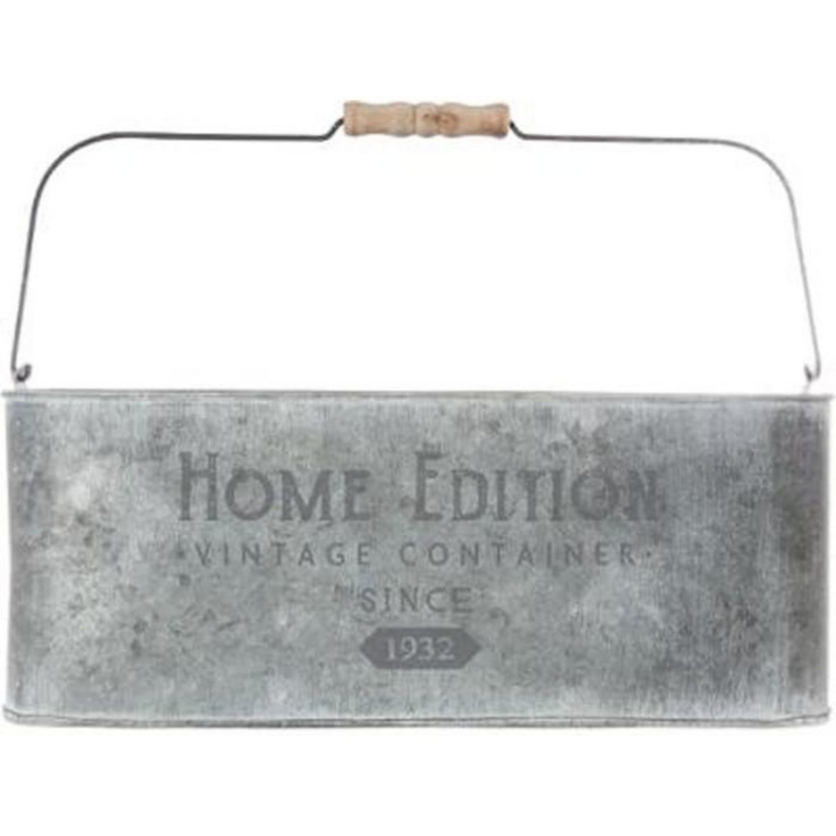 ATMOSPHERA Porte Plantes en Métal  Home Edition  36cm Gris