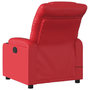 Voir la diapositive 4 : VIDAXL Fauteuil de massage inclinable rouge similicuir
