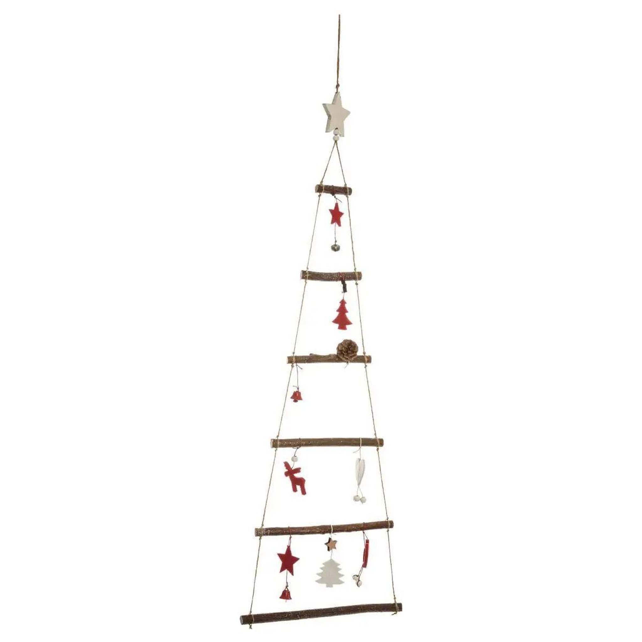 ATMOSPHERA Sapin de noël mural  première étoile  88cm naturel