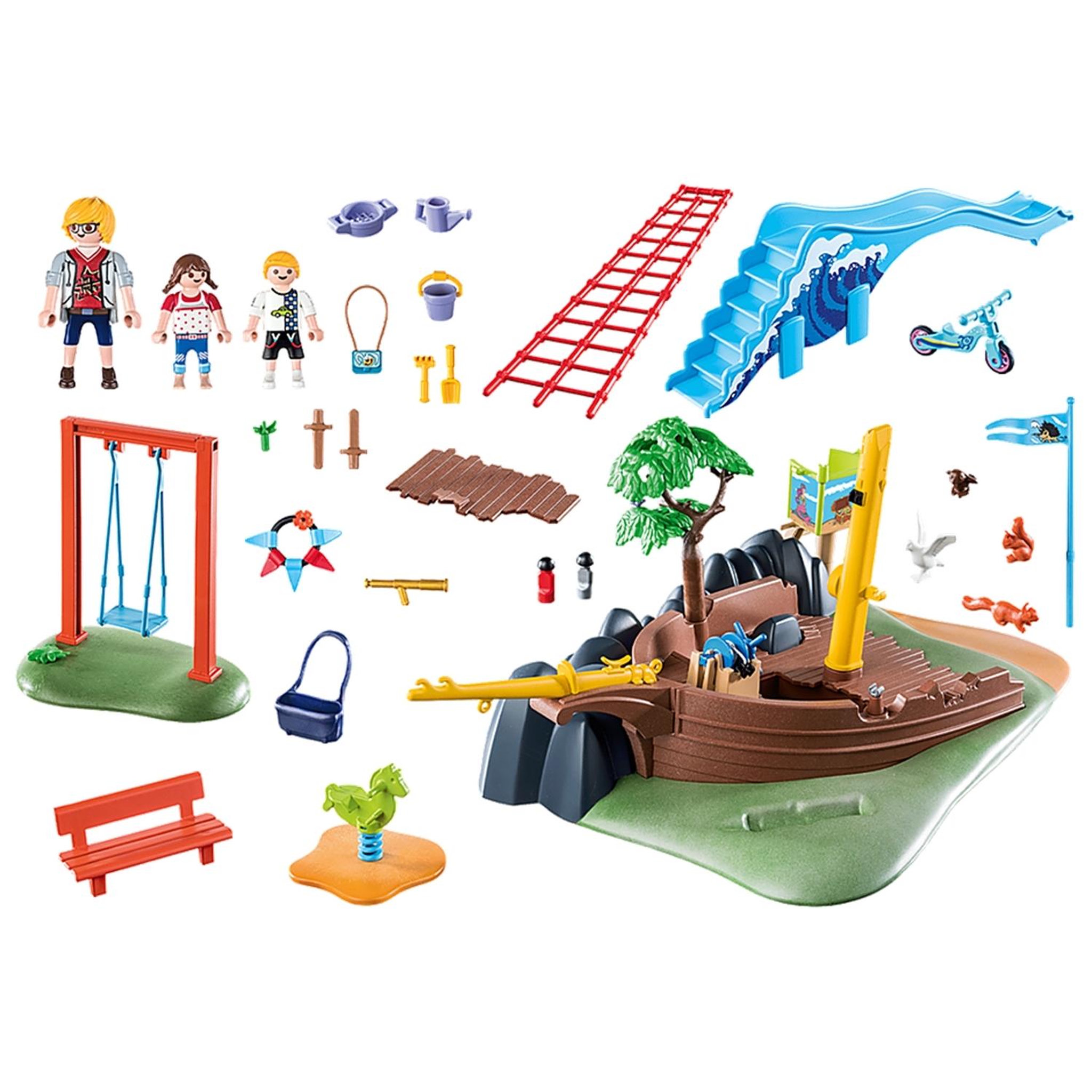 Voir la diapositive 3 : PLAYMOBIL City Life Parc de jeux pour enfants